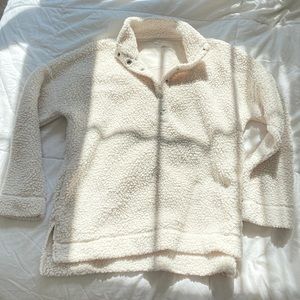 Aerie Cloud Sherpa Oversized Pullover